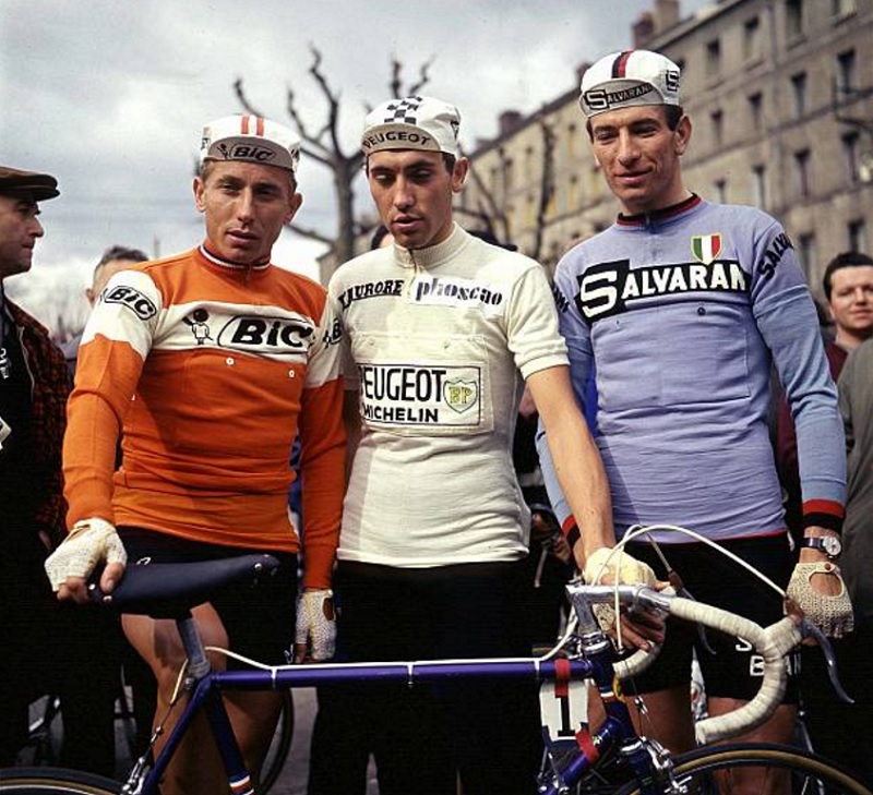Jacques Anquetil, Eddy Merckx et Felice Gimondi.jpg