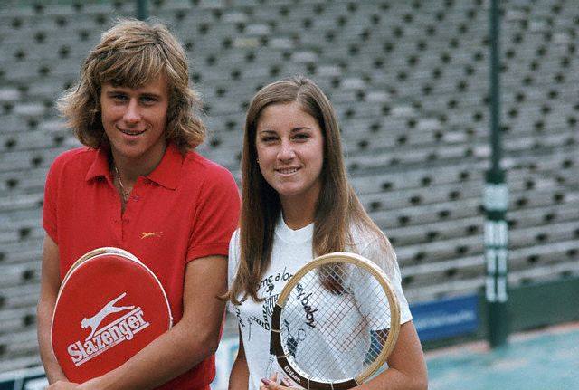 Bjorn Borg et Chris Evert 1972.jpg