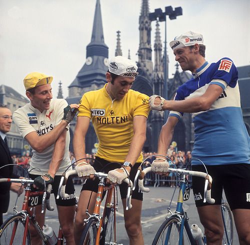 Joop Zoetemelk, Eddy Merckx et Gosta Pettersson 1971.jpg