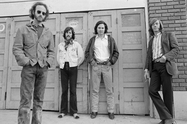 Ray Manzarek, Jim Morrison, Robbie Krieger, John Densmore 1969.jpg