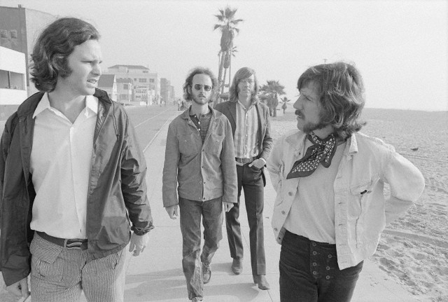 Ray Manzarek, Jim Morrison Robbie Krieger John Densmore 1969.jpg