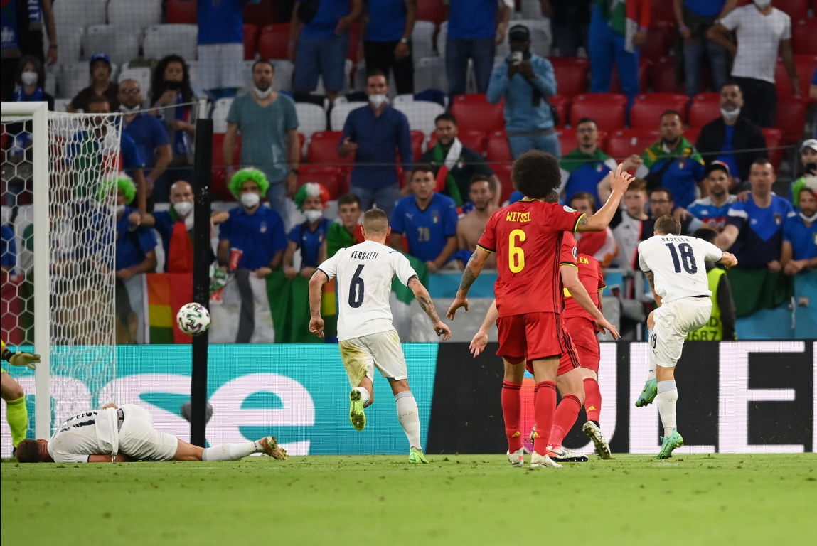 Quarter-finals - Belgium 1 2 Italy - Allianz Arena, Munich - July 2, 2021.jpg