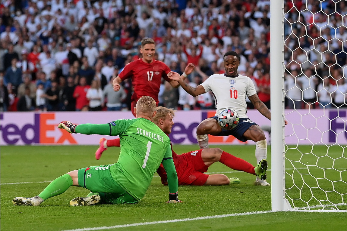 Semi-finals - England 2 1 (a e t ) Denmark - Wembley Stadium, London - July 7, 2021(1).jpg