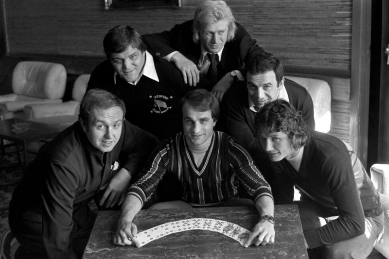 Bastiat Jean-Pierre, Cholley Gerard, Rives Jean-Pierre , Paco Alain, Skrela Jean-Claude, Fouroux Jacques 1977.jpg