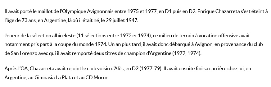 Enrique Chazarreta, ancien joueur de l'Olympique Avignonnais, est décédé.jpg