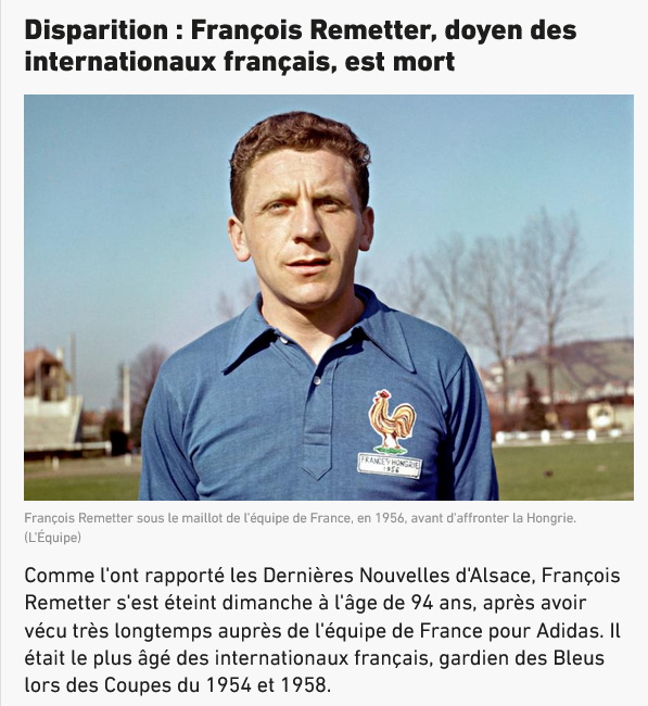 Disparition François Remetter doyen des internationaux français est mort.jpg