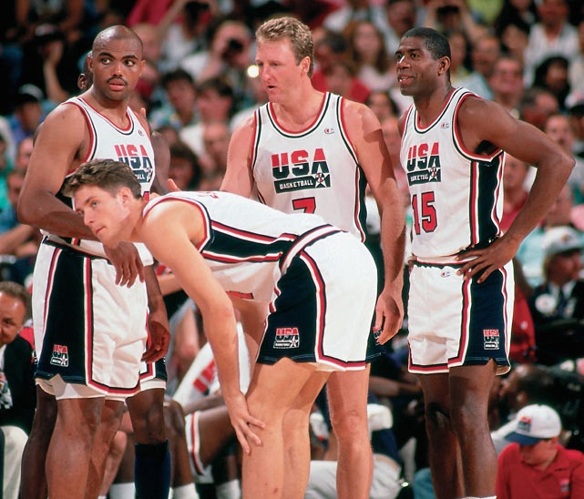 Charles Barkley, Christian Laettner, Larry Bird et Magic Johnson.jpg