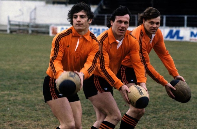 1981 Didier Codorniou, François Sangalli et Jo Maso à Narbonne.jpg
