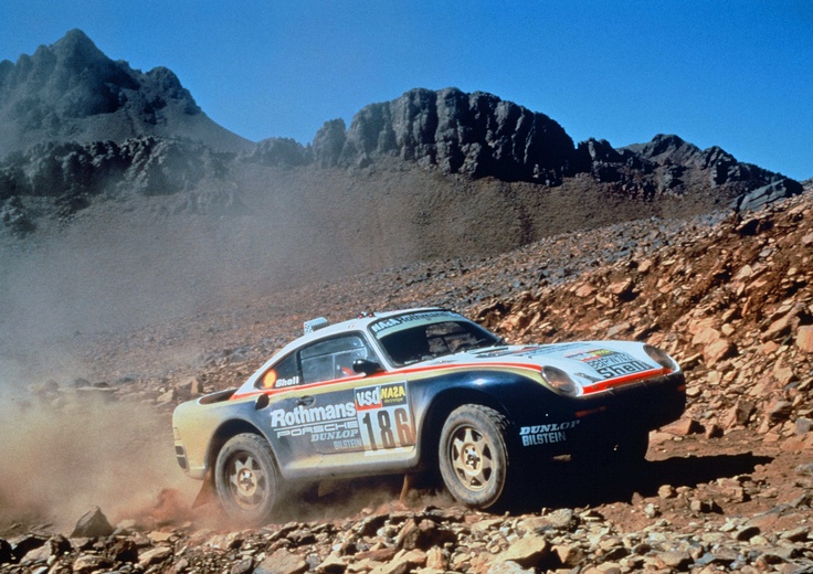 René Metge et Dominique Lemoyne Paris-Dakar 1986.jpg