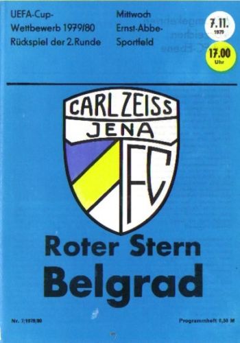 Carl Zeiss Jena - Roter Stern Belgrad 1979.JPG