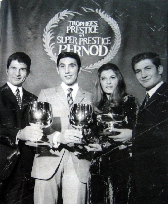 Raymond Poulidor, Eddy Merckx, Sheila et Cyrille Guimard.jpg